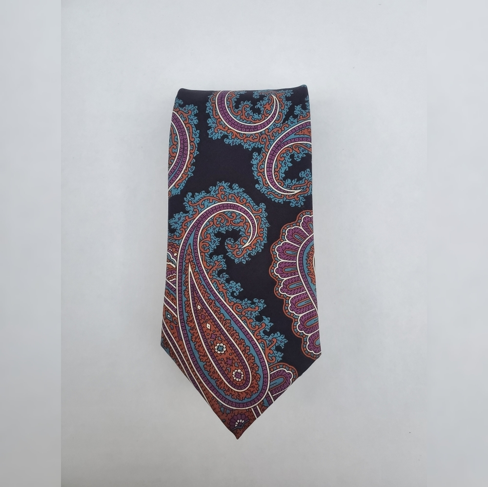 Christian Dior paisley print tie